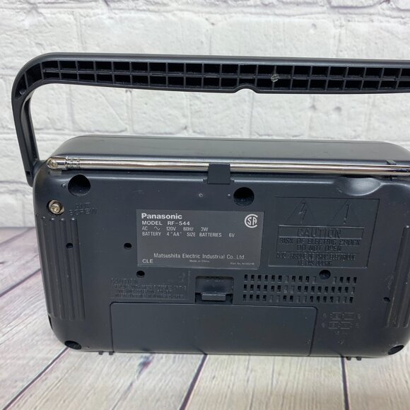 Panasonic Portable Radio Model RF-544 Matsushita AM/FM Band 8" X 4.5" X 2" - Picture 3 of 8